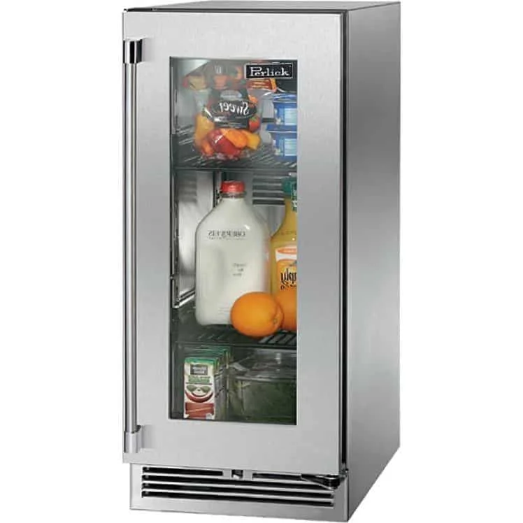 Perlick-15-In-Signature-Outdoor-Glass-Door-Right-Hinge-Refrigerator