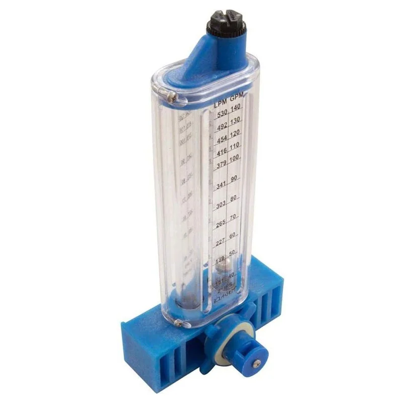 Rola-Chem-570351-Flow-Meter-40-To-150-GPM-for-2-In.-Pipe-PVC-Top-Mount-1
