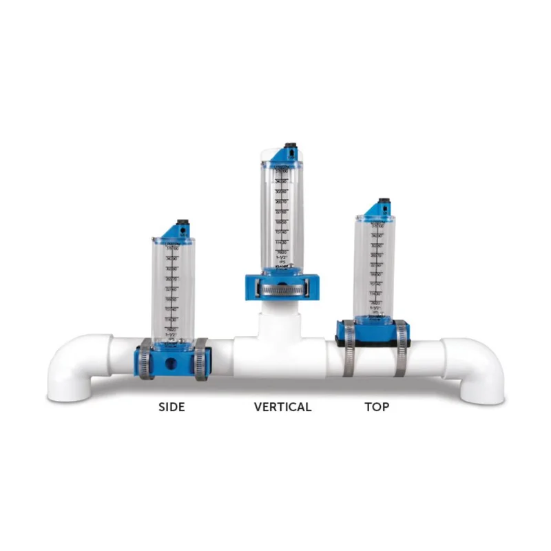 Rola-Chem-570351S-Flow-Meter-30-To-150-GPM-for-2-In.-Pipe-PVC-Side-Mount-1