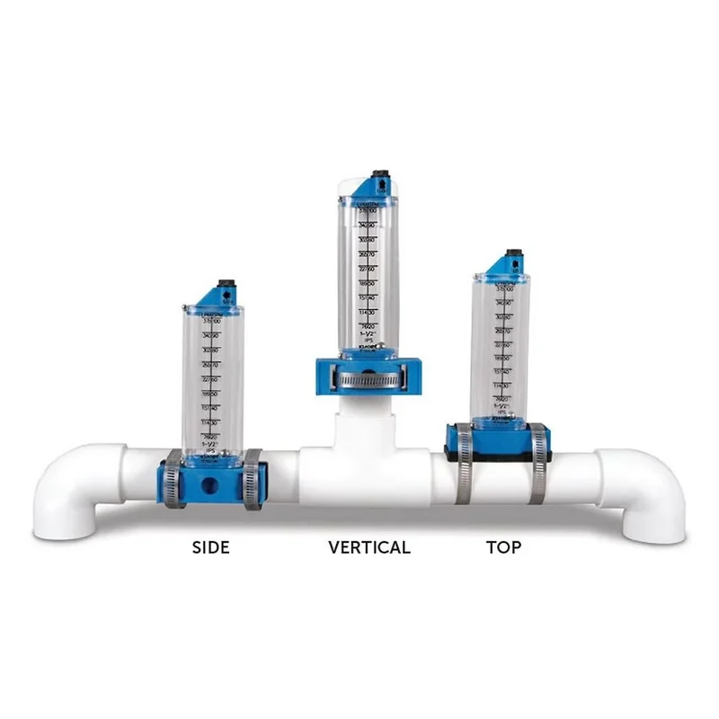 Rola-Chem-570361-Flow-Meter-60-To-240-GPM-for-2.5-In.-Pipe-PVC-Top-Mount-1