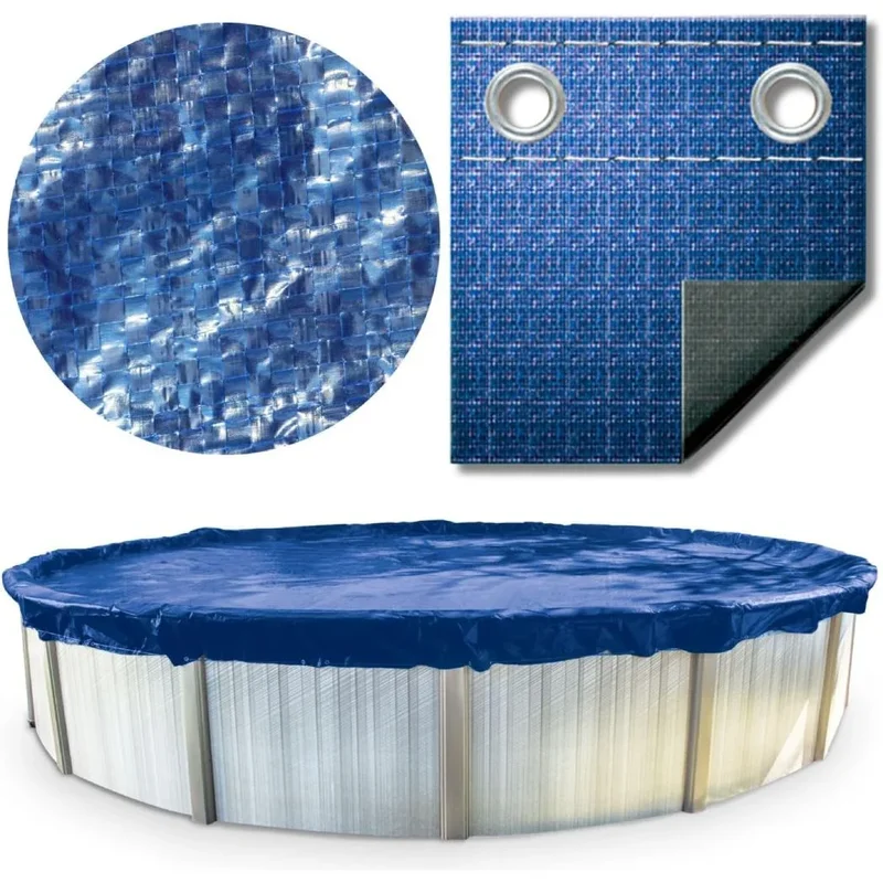Swimline-PCO81531-Super-Guard-Above-Ground-Winter-Cover-Kit-12-Ft.-x-28-Ft.-Blue-Oval-with-3-Ft.-Overlap-1