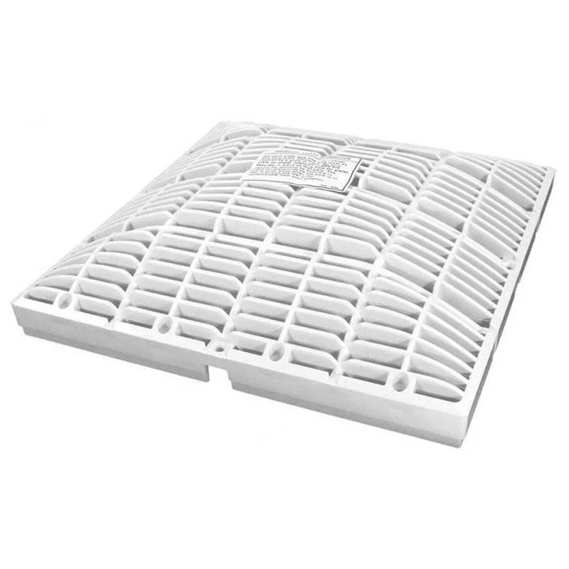 Waterway-640-4740-V-12-x12-White-Flat-Universal-Grate